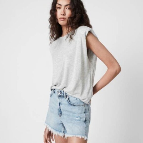 All Saints Coni Shimmer Tank - NEW - Picture 1 of 4